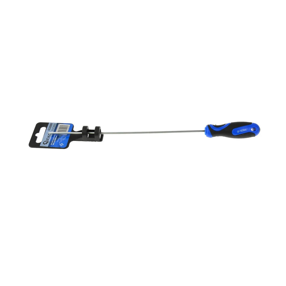 GEKO Kruiskopschroevendraaier met bi-materiaal handgreep 300mm #0