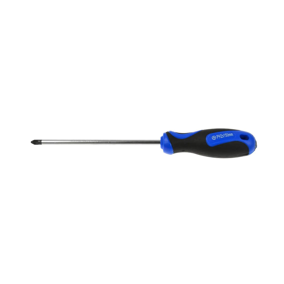 GEKO Schroevendraaier Philips #2 x 150mm met bi-materiaal handgreep