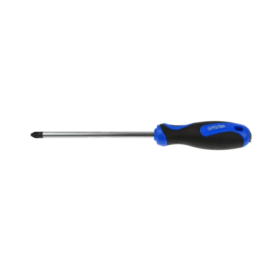 GEKO Schroevendraaier Phillips #3 x 150mm met bi-materiaal handgreep