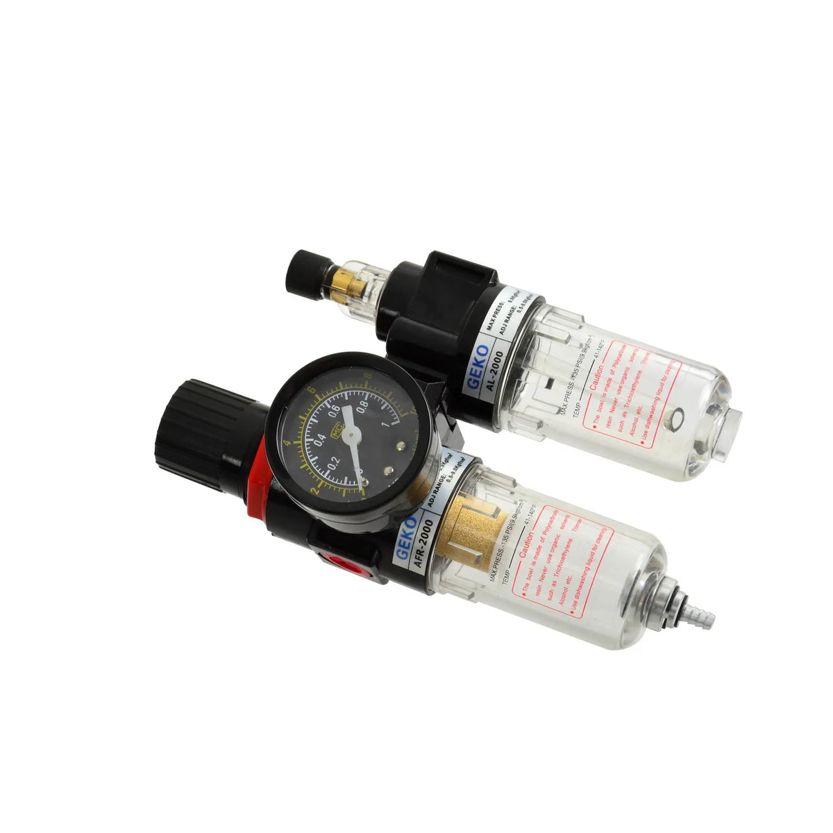GEKO Luchtdrukregelaar met waterafscheider filter 1/4"