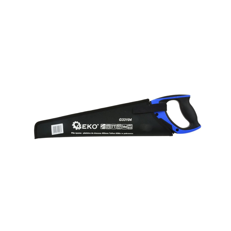 GEKO Handzaag met PTFE-coating 450mm 65Mn met hoes