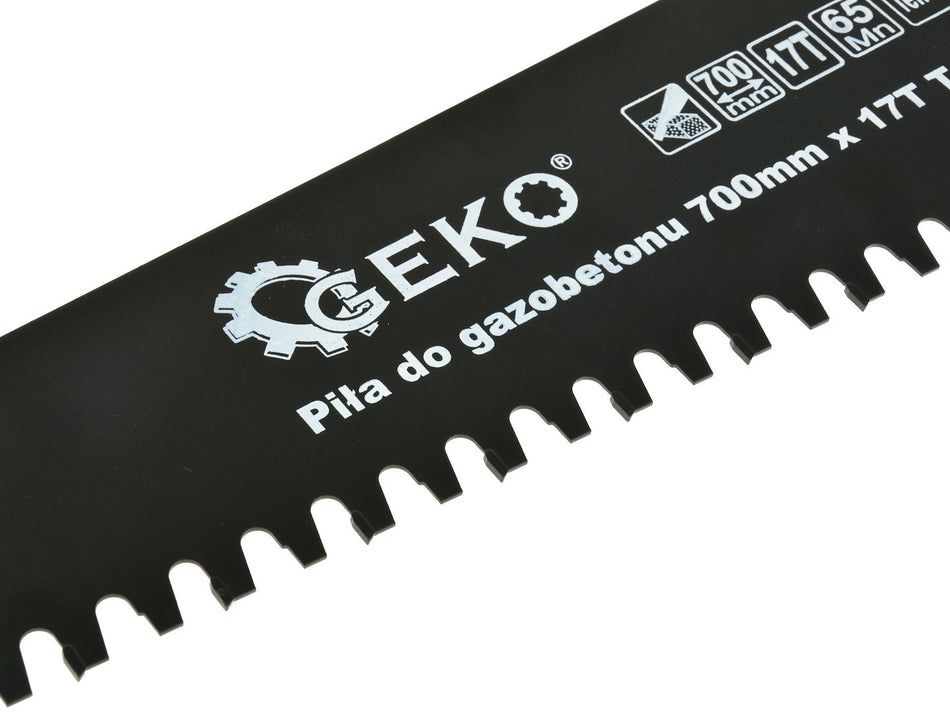 GEKO Gasbetonzaag 700 mm 34 Tanden 17 Hardmetalen Punten