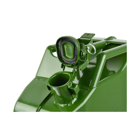 GEKO Metalen verticale jerrycan voor brandstof 20L olijfgroen