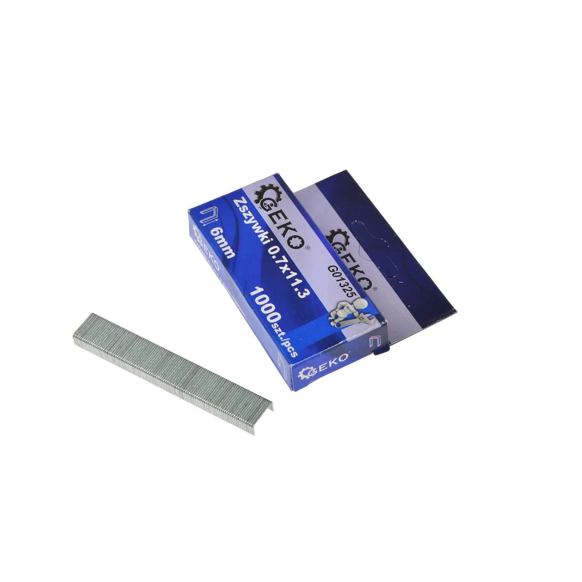 GEKO Nietjes 0,7 x 11,3mm lengte 6mm 1000 stuks