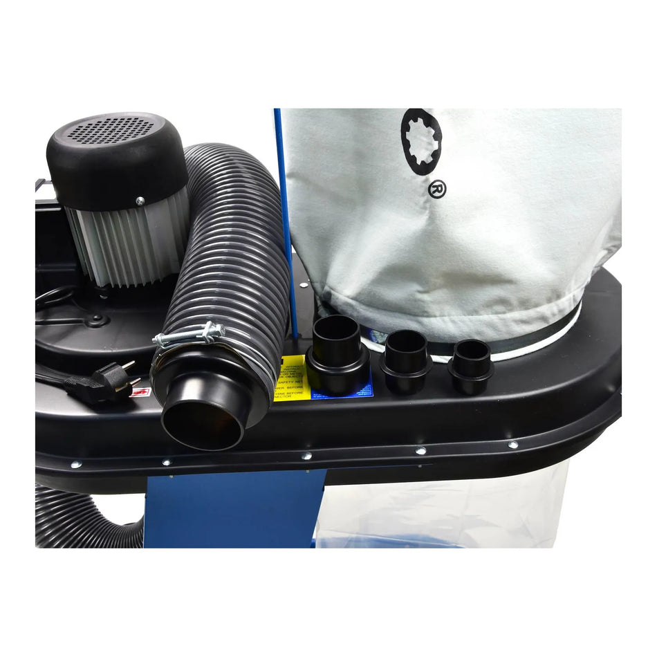 GEKO Stofafzuigsysteem voor houtbewerking 65 l 550W 230V met 170cm slang