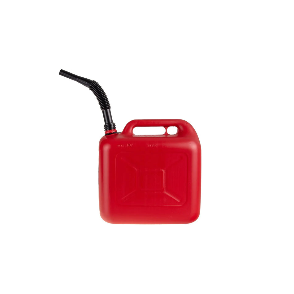 GEKO Kunststof brandstofkan met flexibele schenktuit 10L rood
