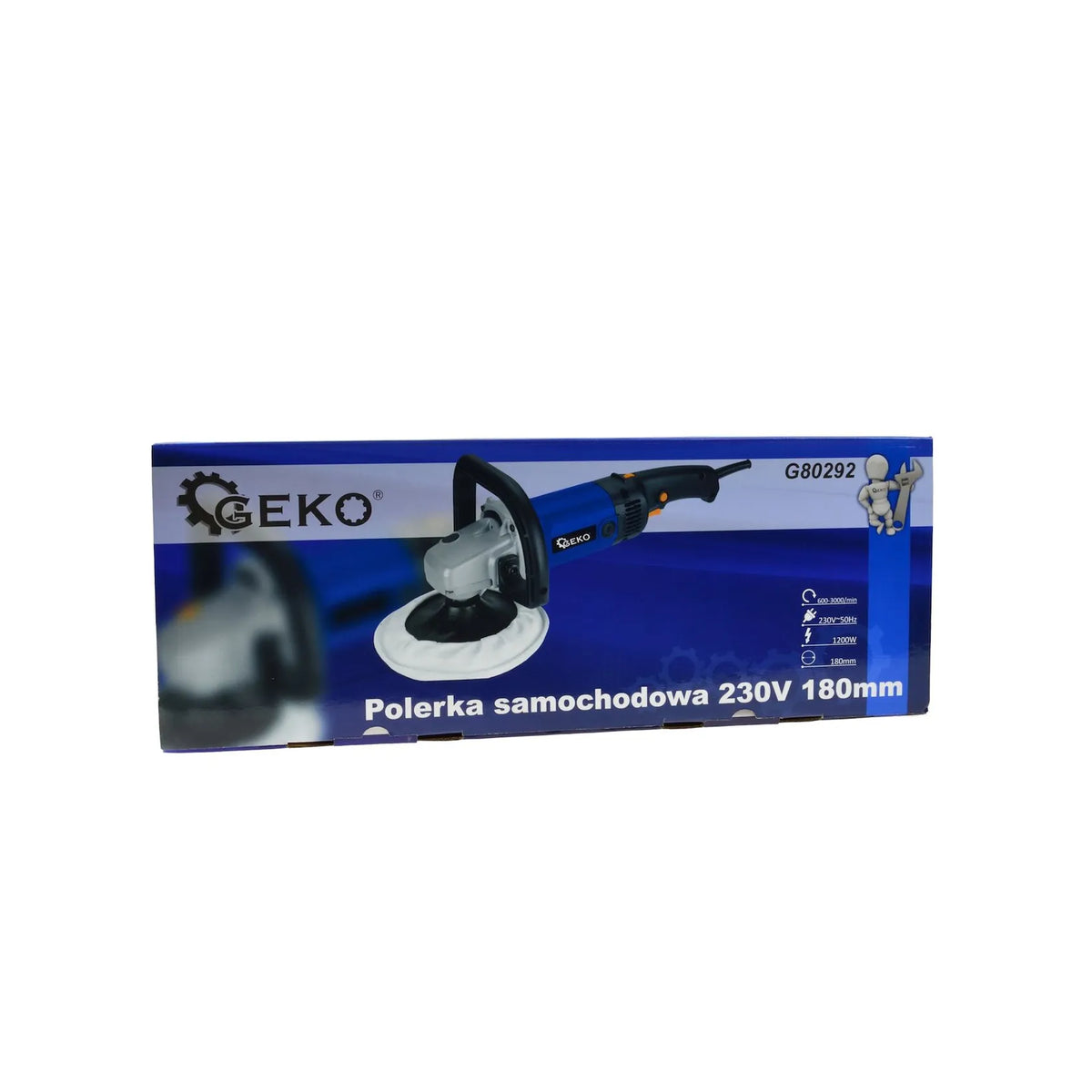 GEKO Autopolijstmachine met variabele snelheid 180mm 1200W