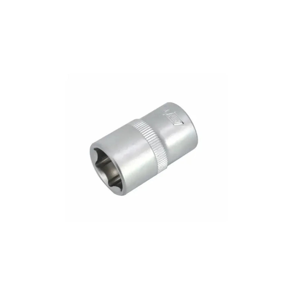 Zeskopsleutel 6-kant 1/2" lang 18 mm Black Line