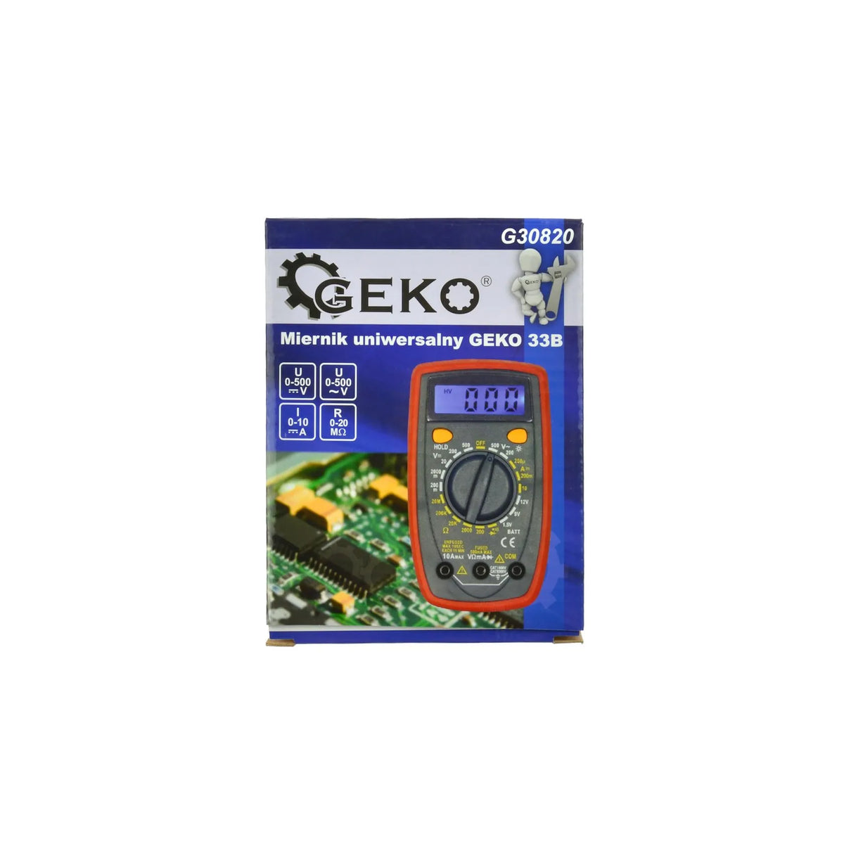 GEKO Digitale multimeter met LCD-display 33B