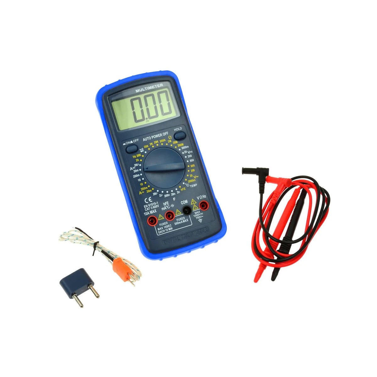 GEKO Digitale multimeter premium 5808 met temperatuurmeting