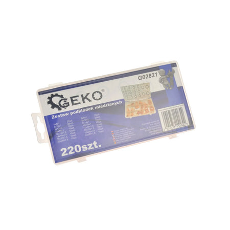 GEKO 220-delig assortiment metrische koperen sluitringen