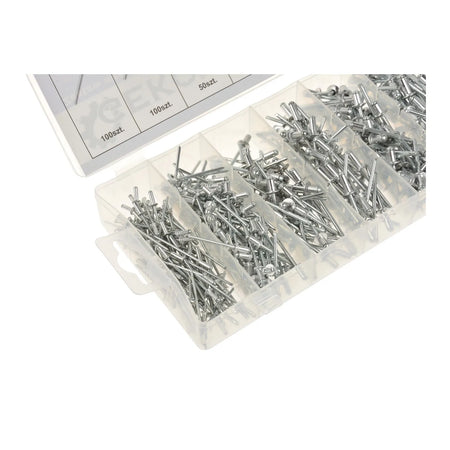 GEKO Aluminium popnagelset 400-delig