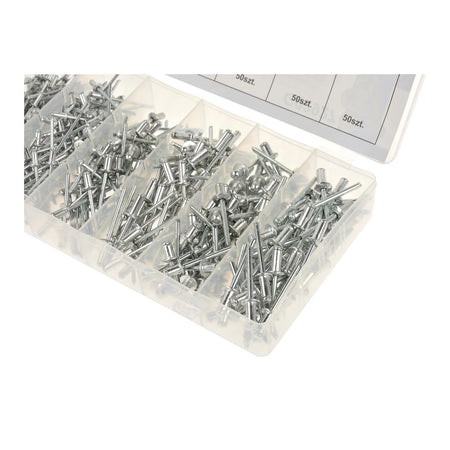 GEKO Aluminium popnagelset 400-delig