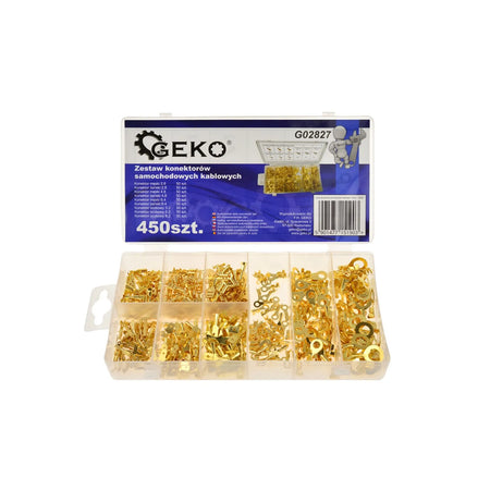 GEKO Assortiment ongeïsoleerde kabelschoenen 450-delig