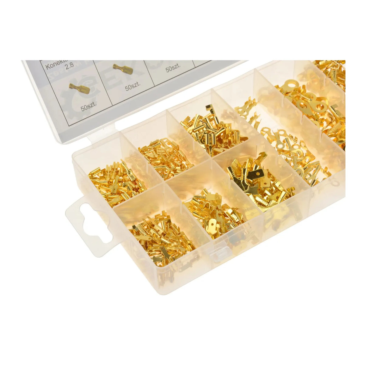 GEKO Assortiment ongeïsoleerde kabelschoenen 450-delig