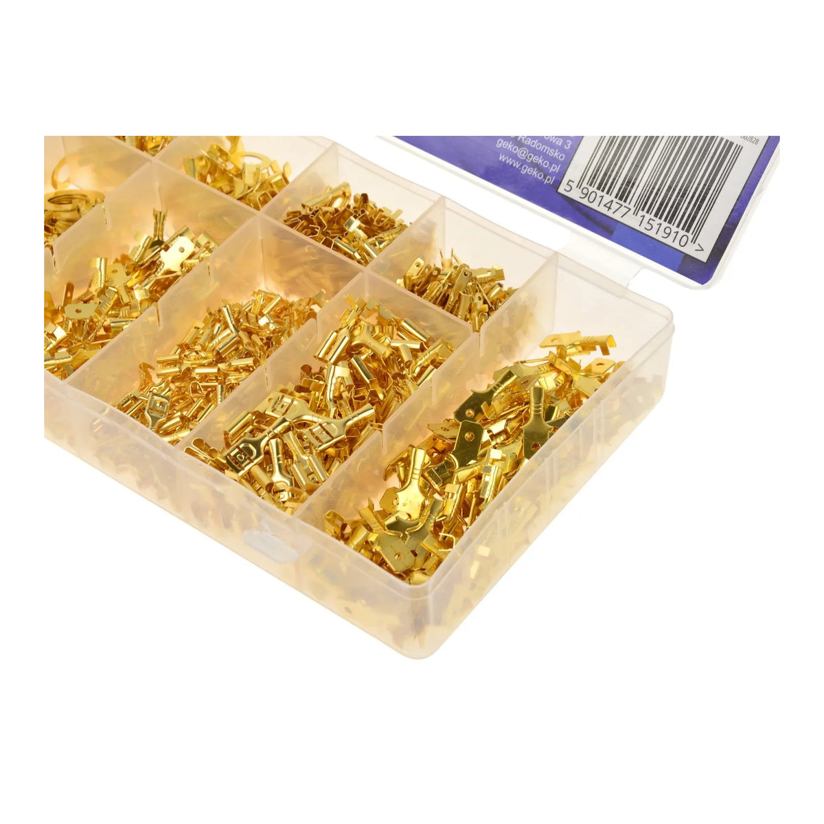 GEKO Assortiment ongeïsoleerde kabelschoenen 750-delig