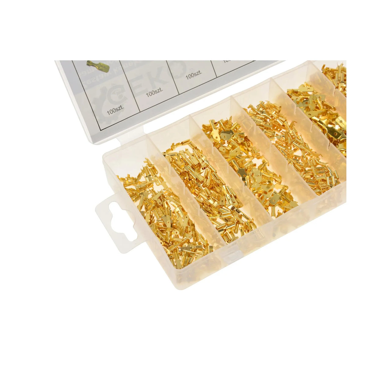GEKO Assortiment ongeïsoleerde kabelschoenen 600-delig
