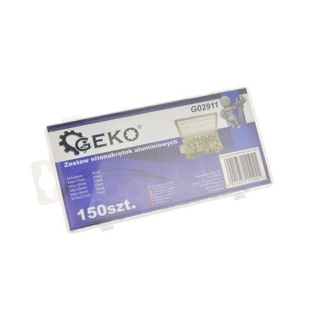 GEKO 150-delig assortiment aluminium blindklinkmoeren
