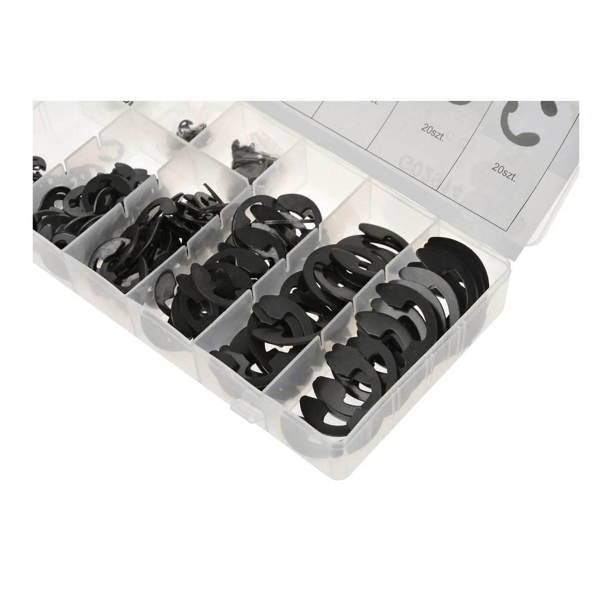 GEKO 300-delig assortiment RVS E-clips