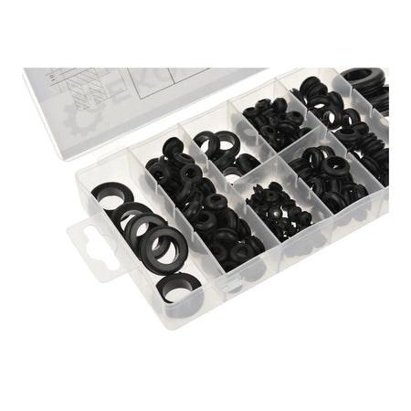 GEKO 180-delig assortiment rubberen doorvoerringen
