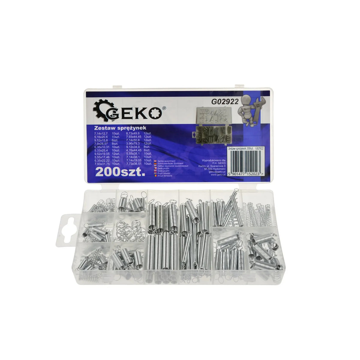 GEKO 200-delig verenassortiment