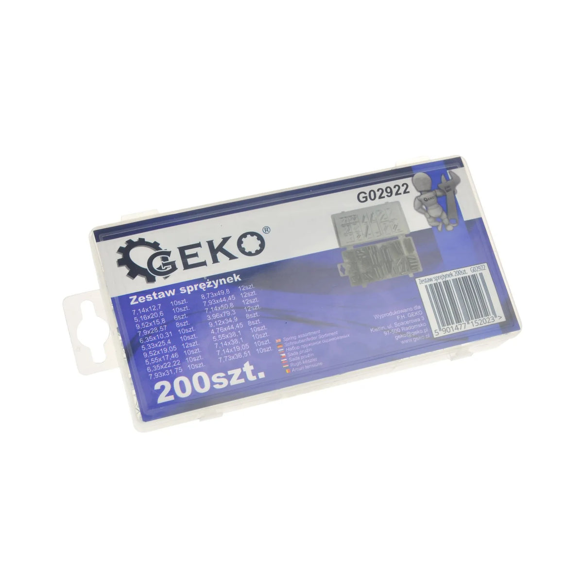 GEKO 200-delig verenassortiment