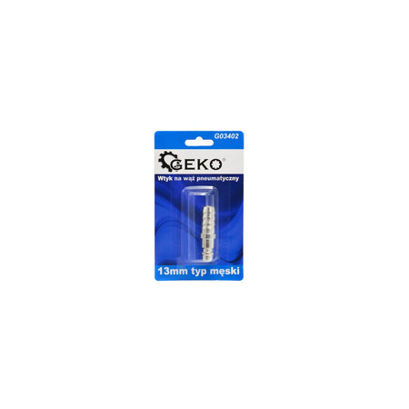 GEKO Insteeknippel met slangtule 13mm