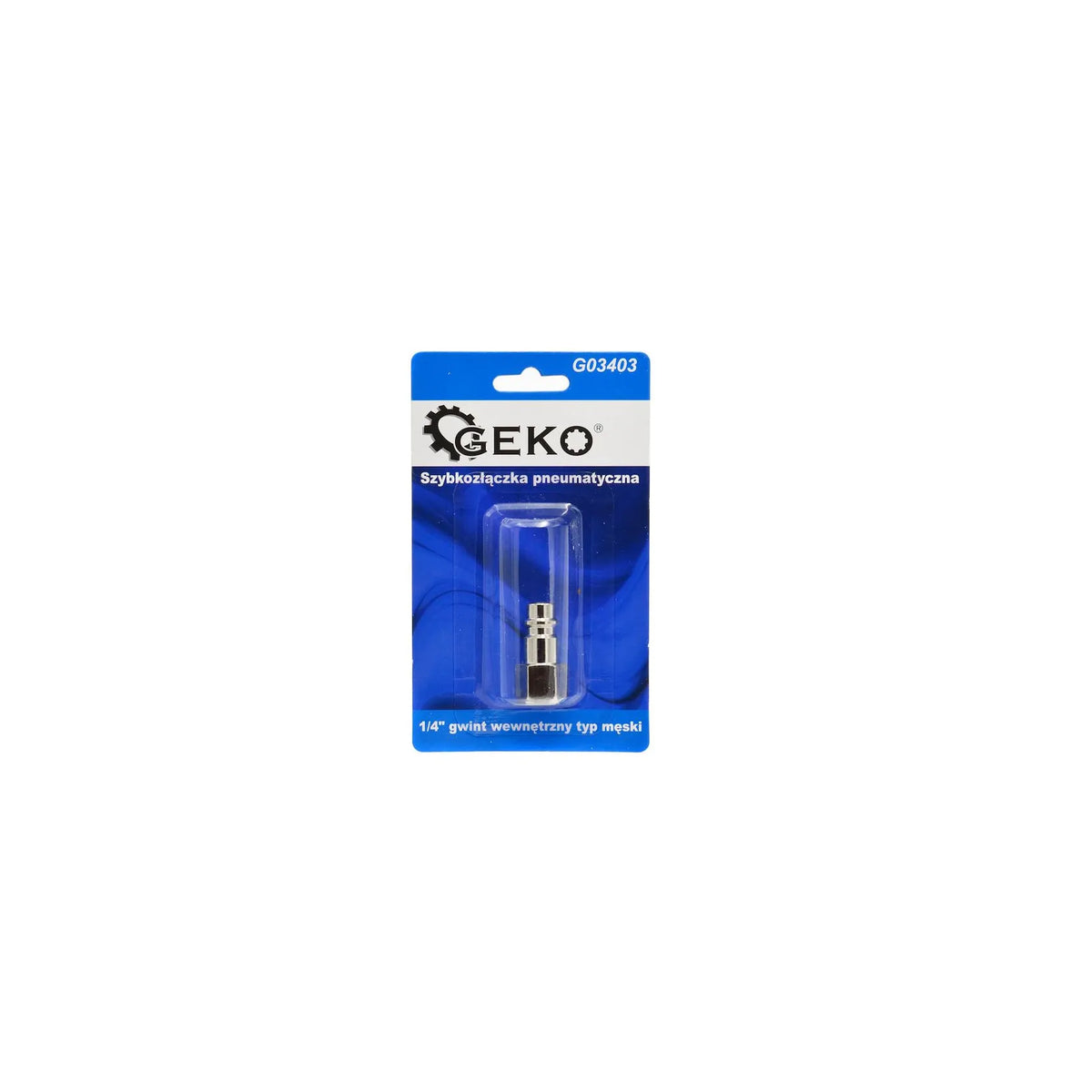 GEKO Insteeknippel met binnendraad 1/4"