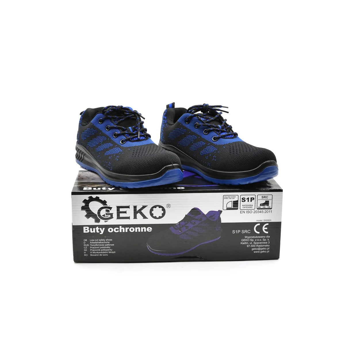 GEKO Veiligheidsschoenen model 5 gebreid S1P SRC - maat 46