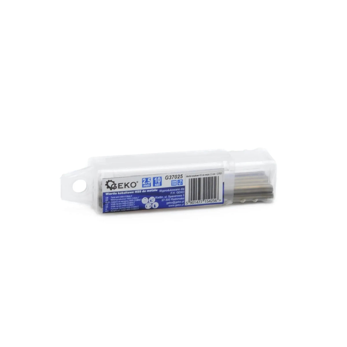 GEKO HSS-kobalt metaalboor 2,5mm