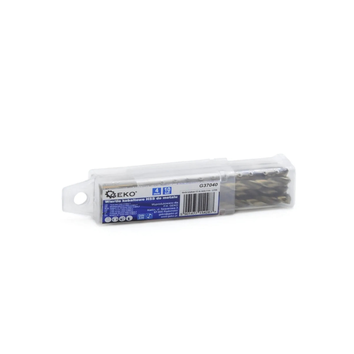 GEKO HSS-kobalt metaalboor 4mm