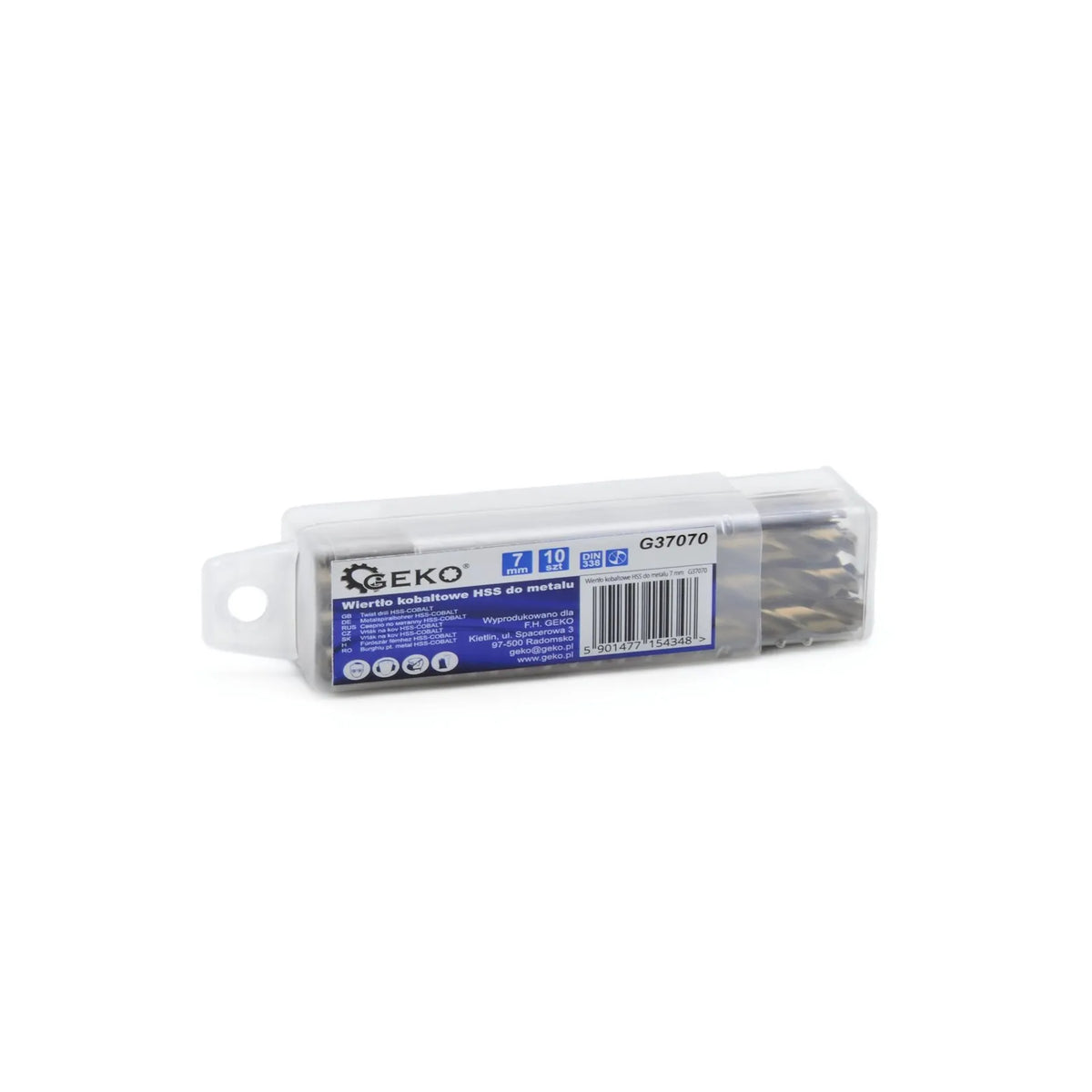 GEKO HSS-kobalt metaalboor 7mm