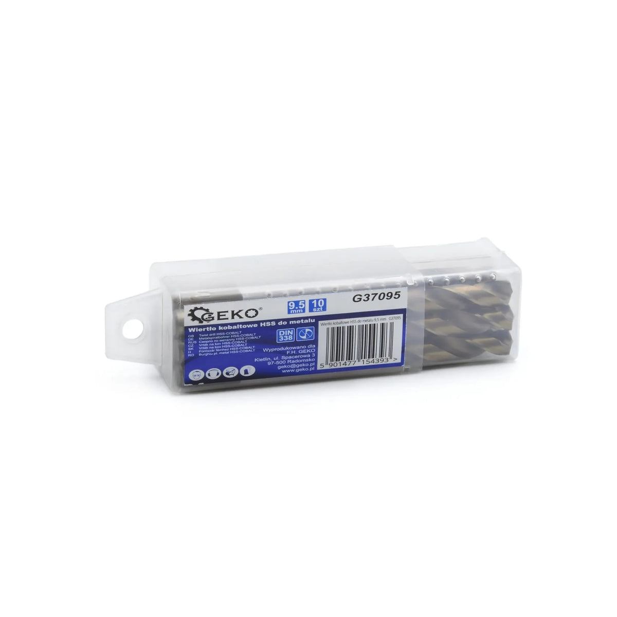 GEKO HSS-kobalt metaalboor 9,5mm