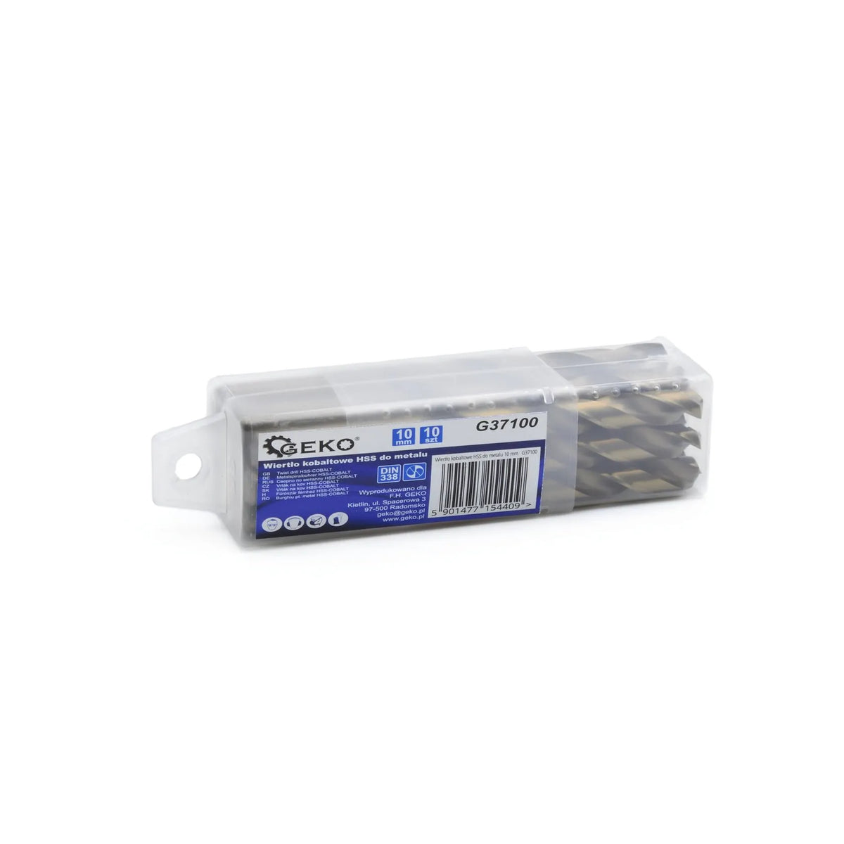 GEKO HSS-kobalt metaalboor 10mm