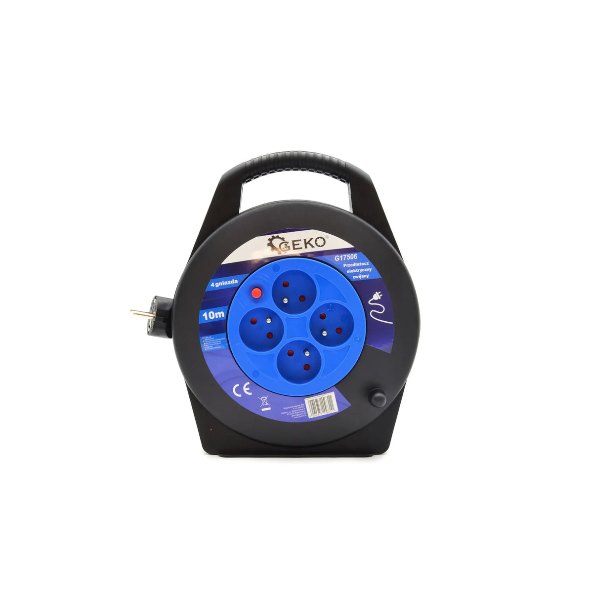 GEKO Kabelhaspel 4 sockets 10m