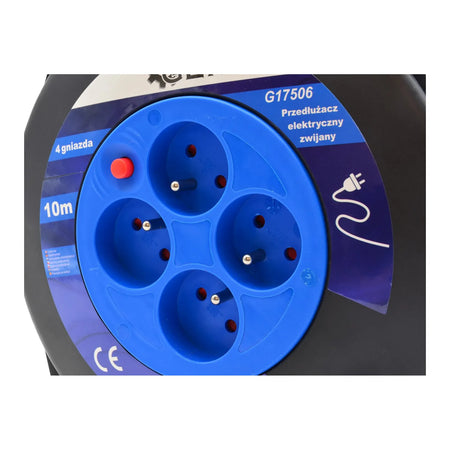 GEKO Kabelhaspel 4 sockets 10m