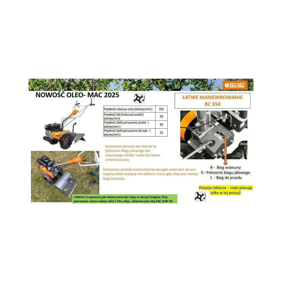 Oleo-Mac Grondfrees RC 350