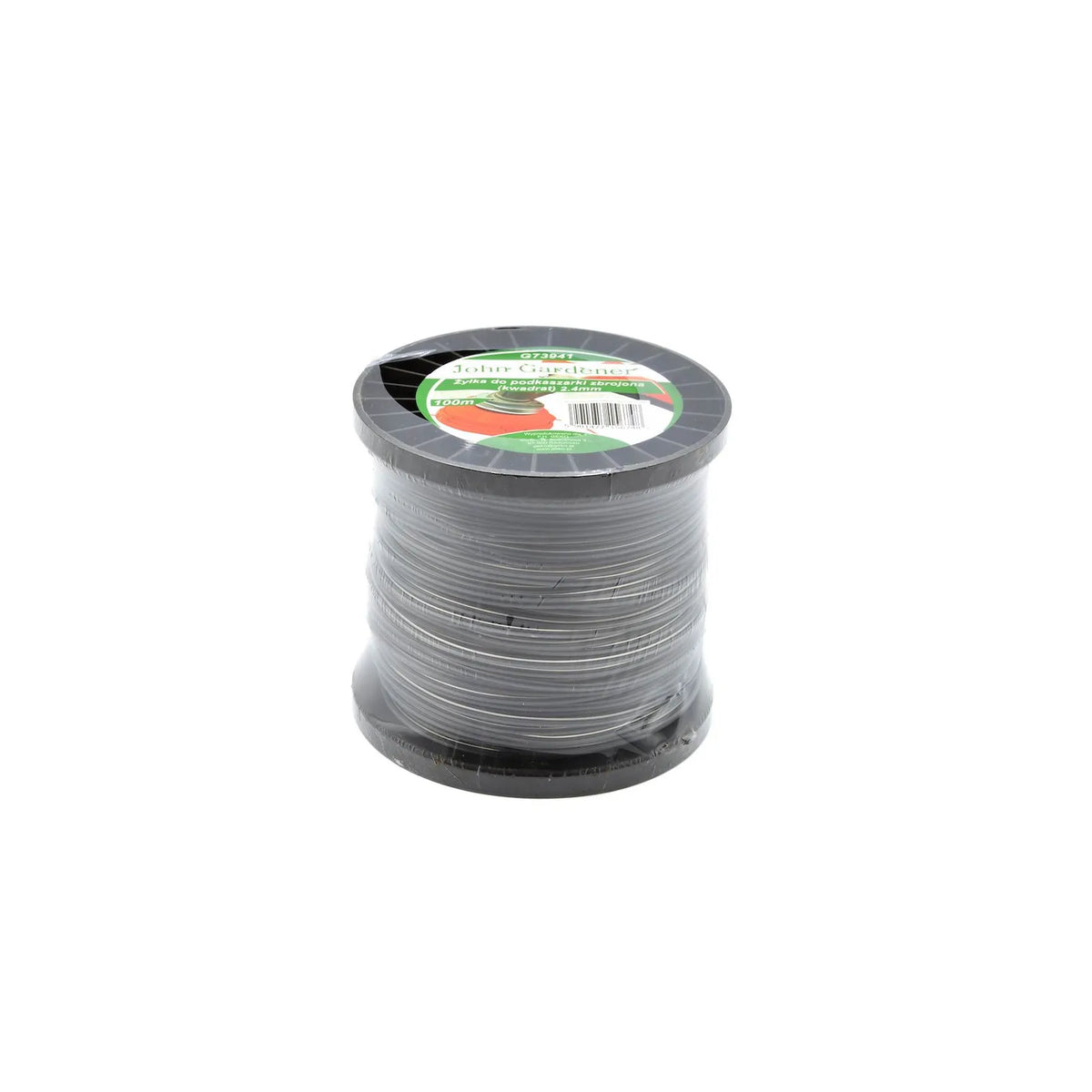 John Gardener Nylon Maaidraad Versterkt Vierkant 2,4mm 4m