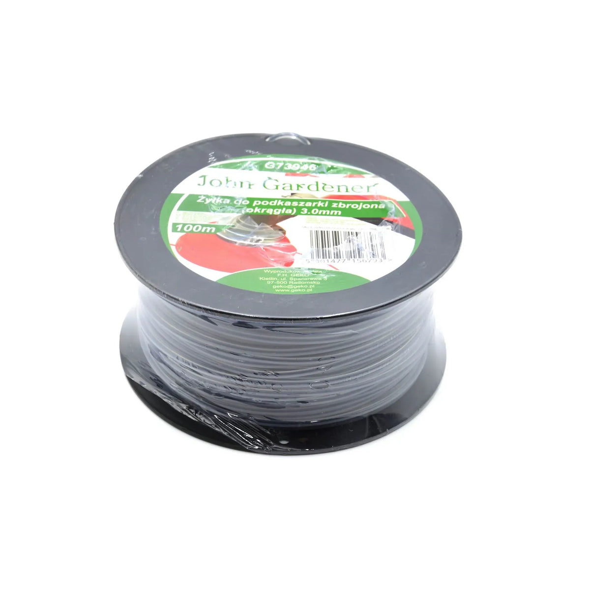 John Gardener Nylon Maaidraad Versterkt Rond 3,0mm 0m