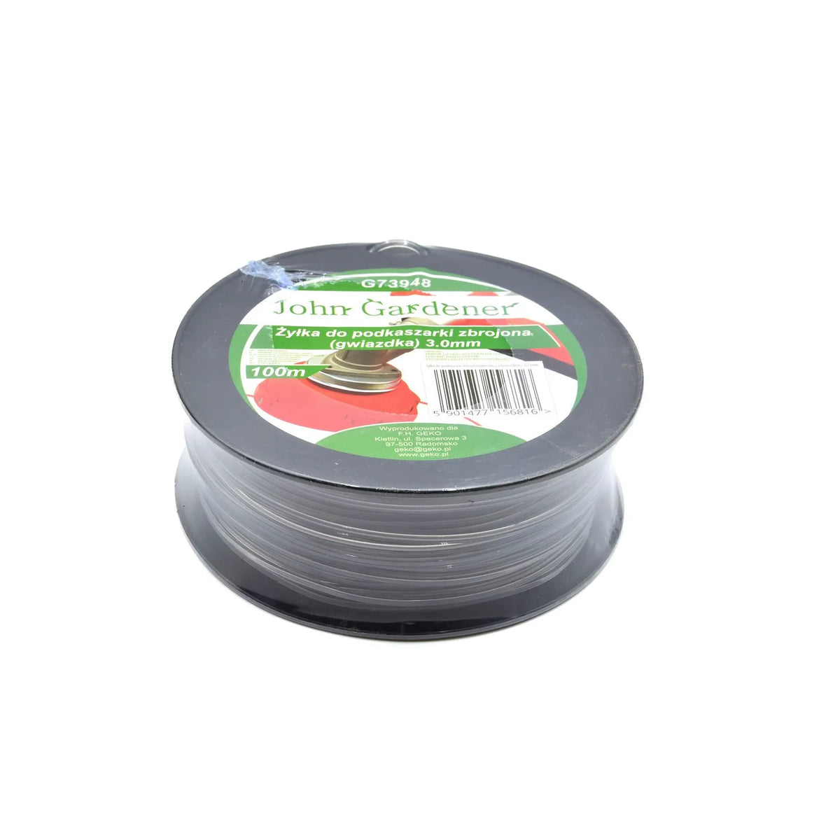 John Gardener Nylon Maaidraad Versterkt Stervormig 3,0mm 0m