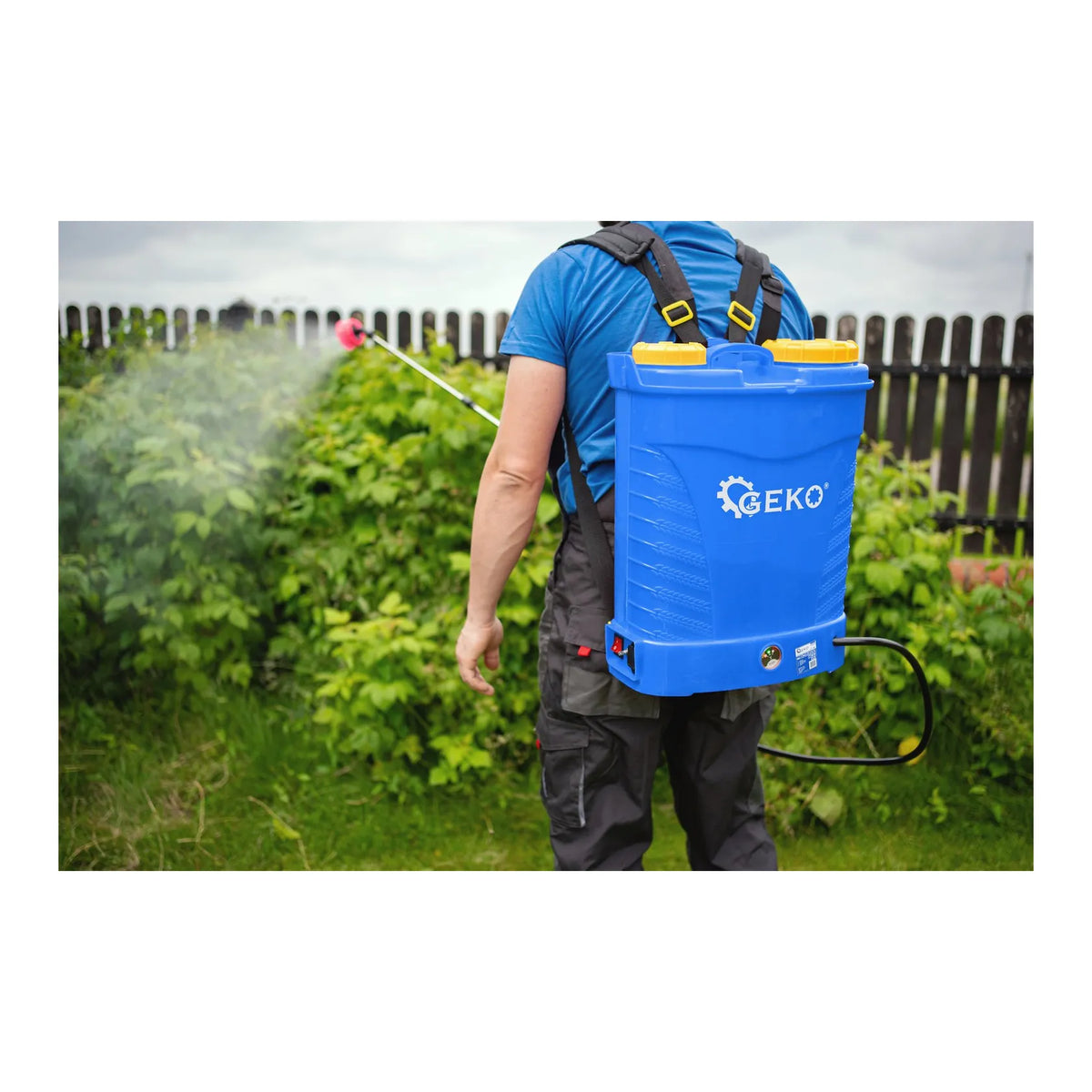 GEKO Accu-rugspuit 16L blauw Type