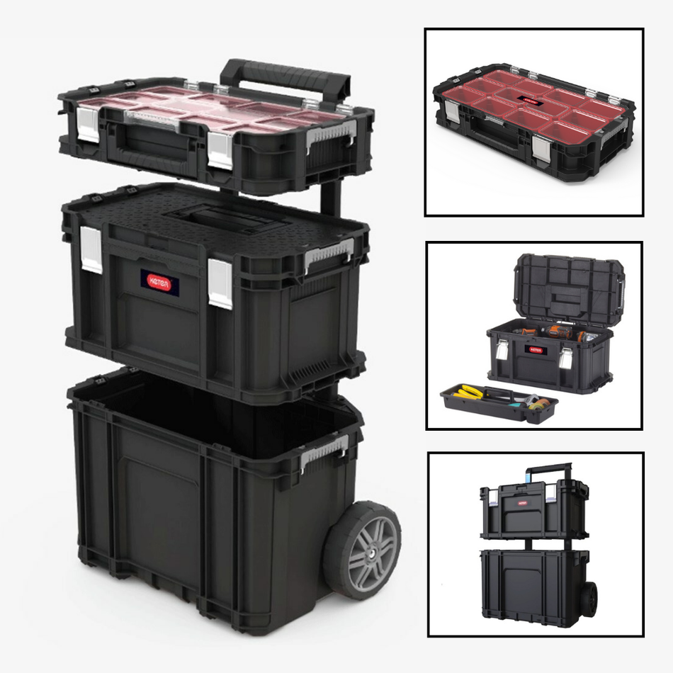 KETER gereedschapskoffer op wielen Connect Rolling System