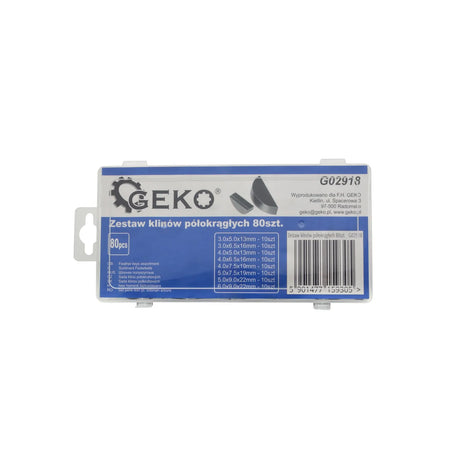 GEKO Set Halfronde Kegels 80-delig
