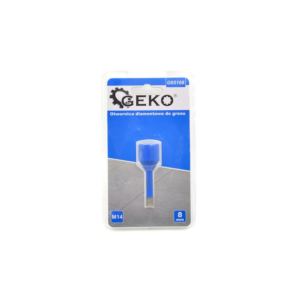 GEKO Diamant gatenboor voor droog boren M14 8mm