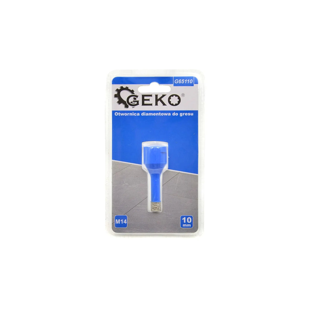GEKO Diamant gatenboor voor droog boren M14 10mm