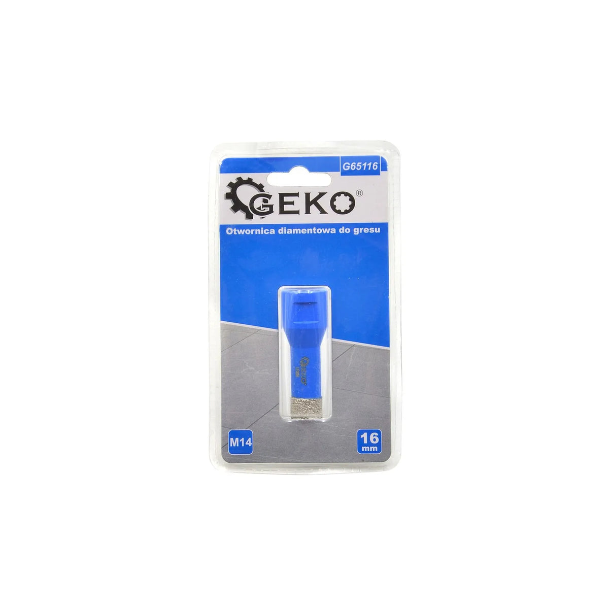 GEKO Diamant gatenboor voor droog boren M14 16mm