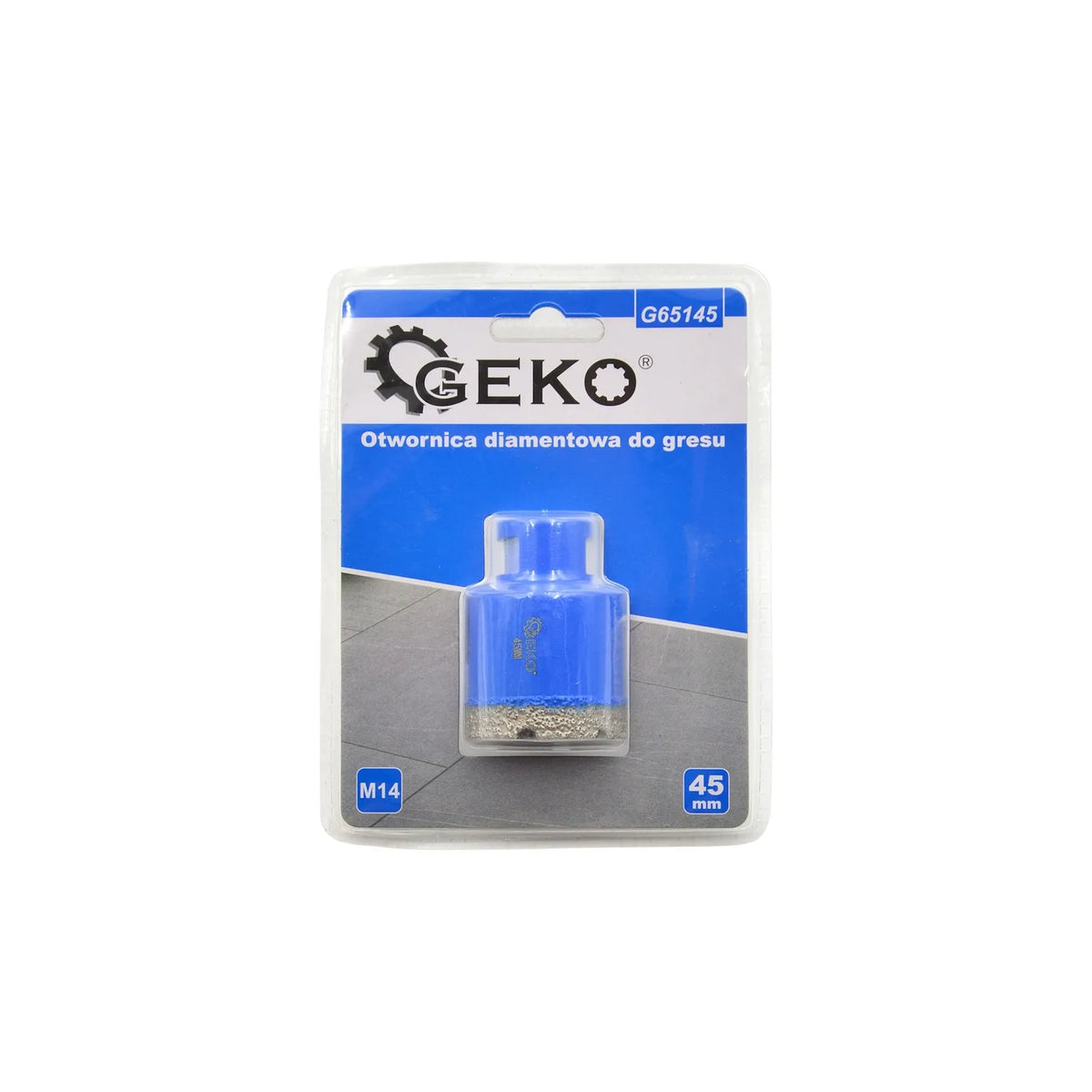 GEKO Diamant gatenzaag voor droog boren M14 45mm