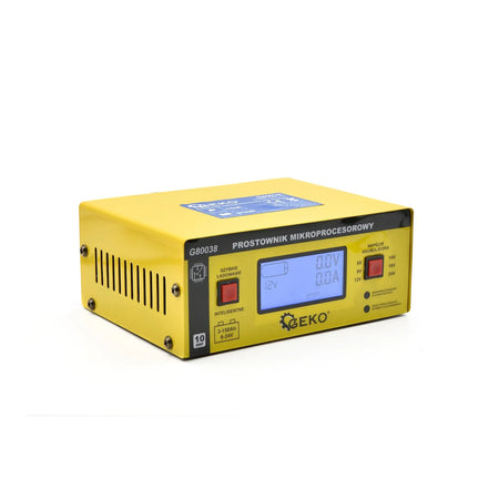 GEKO Automatische Batterijlader LCD 6/12/24V 10A