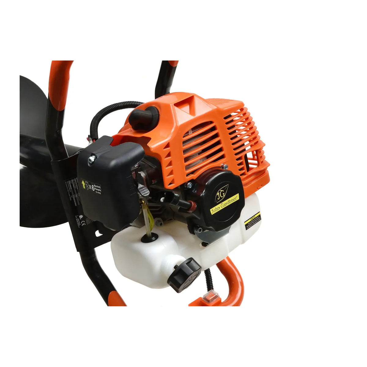 John Gardener Benzine grondboor met boren 10,20,30cm + adaptor 50cm