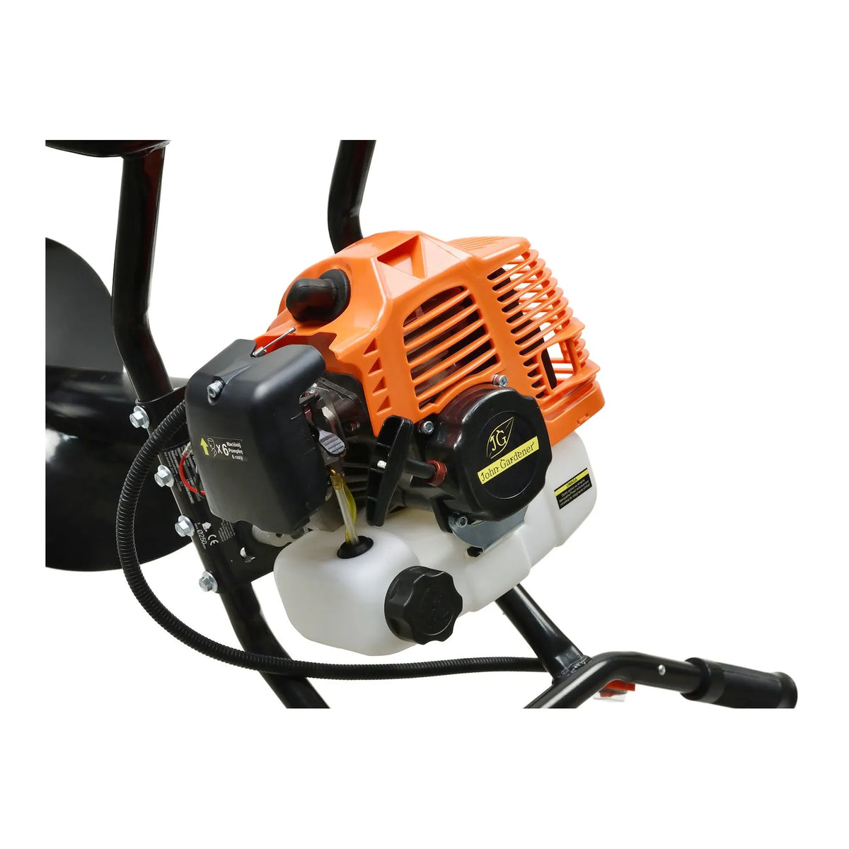 John Gardener Benzine grondboor 2 persoons met boren 10,20,30cm + adaptor 50cm